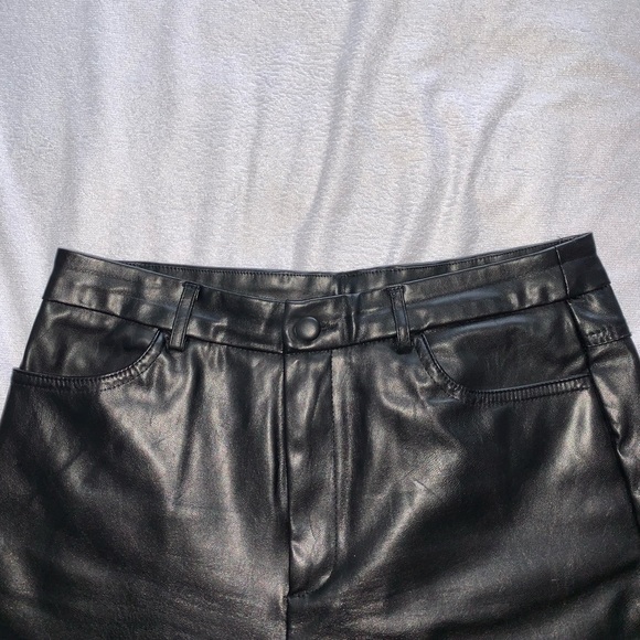 Baggy leather pants - Picture 2 of 3
